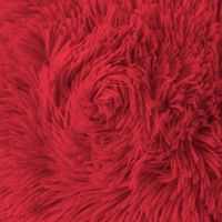 LUXE HOME INTERNATIONAL Luxe Home Cushion Cover Marino Fur Sold Design Ultra Soft for Home Decor, Sofa, Bedroom, Fernituer, Living Room Set of 2 ( 16"x16", Maroon ) - 16x16, Maroon
