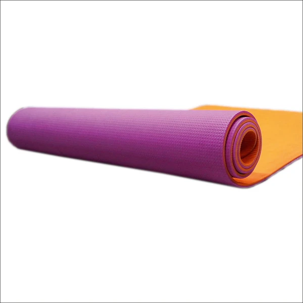 LUXE HOME INTERNATIONAL LuxeHomeEVADouble-layerYogaMat(Size-2x6Ft,Color-Orange) - Orange