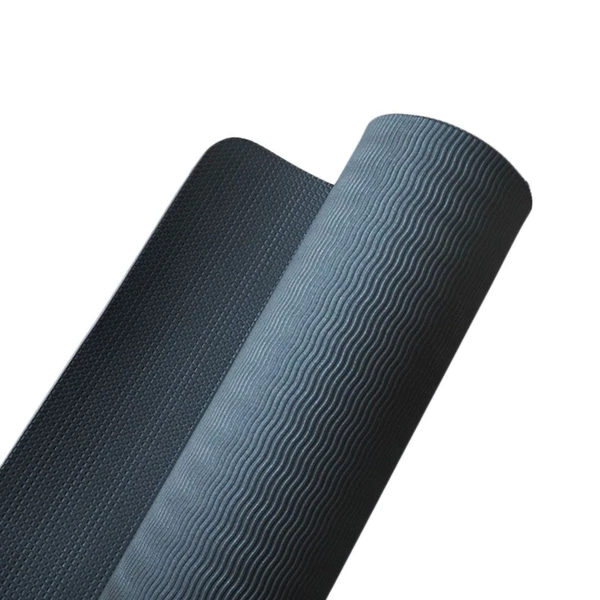 LUXE HOME INTERNATIONAL Luxe Home EVA Single-layer Yoga Mat ( Size - 2x6 Ft , Color - D.Grey ) - D.Grey