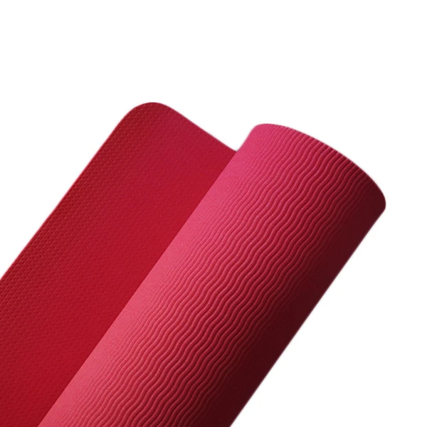 LUXE HOME INTERNATIONAL Luxe Home EVA Single-layer Yoga Mat ( Size - 2x6 Ft , Color - Red ) - Red