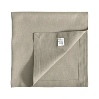 Luxe Home International 100% Cotton Dining Table Kitchen Napkin ( 45x45 cm, Taupe ) Set of 4 - 45x45 cm, Beige