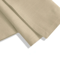 Luxe Home International 100% Cotton Dining Table Kitchen Napkin ( 45x45 cm, Beige ) Set of 4 - 45x45 cm, Beige