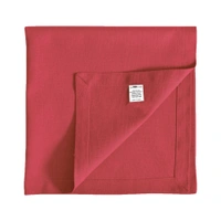Luxe Home International 100% Cotton Dining Table Kitchen Napkin ( 45x45 cm, Maroon ) Set of 4 - 45x45 cm, Red