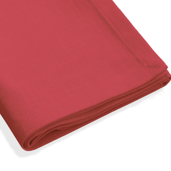 Luxe Home International 100% Cotton Dining Table Kitchen Napkin ( 45x45 cm, Maroon ) Set of 4 - 45x45 cm, Red