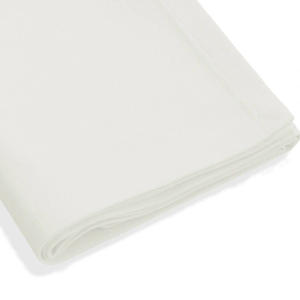 Luxe Home International 100% Cotton Dining Table Kitchen Napkin ( 45x45 cm, White ) Set of 4 - 45x45 cm, White