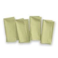 Luxe Home International 100% Cotton Dining Table Kitchen Napkin ( 45x45 cm, Green ) Set of 4 - 45x45 cm, Green