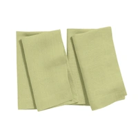 Luxe Home International 100% Cotton Dining Table Kitchen Napkin ( 45x45 cm, Green ) Set of 4 - 45x45 cm, Green