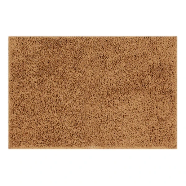 LUXE HOME INTERNATIONAL Bathmat Bostan Microfiber 1600 GSM Anti-Skid ( A.Gold , 38 Cm x 58 Cm , Pack of 1 ) - 40x60 cm, Anti Gold