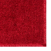 LUXE HOME INTERNATIONAL Bathmat Bostan Microfiber 1600 GSM Anti-Skid ( Maroon , 38 Cm x 58 Cm , Pack of 1 ) - 40x60 cm, Maroon