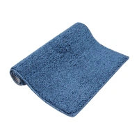 LUXE HOME INTERNATIONAL Bathmat Bostan Microfiber 1600 GSM Anti-Skid ( Blue , 38 Cm x 58 Cm , Pack of 1 ) - 40x60 cm, Blue