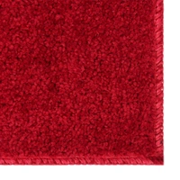 LUXE HOME INTERNATIONAL Bathmat Bostan Microfiber 1600 GSM Anti-Skid ( Maroon , 38 Cm x 58 Cm , Pack of 1 ) - 40x60 cm, Maroon