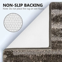 LUXE HOME INTERNATIONAL Bathmat Classic Microfiber 2500 GSM Anti-Skid ( 40x60 cm, Taupe, Pack of 1 ) - 40x60 cm, Taupe
