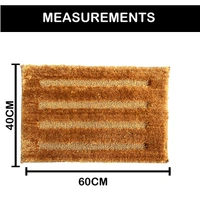 LUXE HOME INTERNATIONAL Bathmat Classic Microfiber 2500 GSM Anti-Skid ( 40x60 cm, Gold, Pack of 1 ) - 40x60 cm, Gold