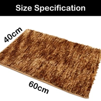 LUXE HOME INTERNATIONAL Bathmat Hawaii Microfiber 2500 GSM Anti-Skid ( Antic , 40 Cm x 60 Cm , Pack of 1 ) - 40x60 cm, Antic
