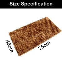 LUXE HOME INTERNATIONAL Bathmat Hawaii Microfiber 2500 GSM Anti-Skid ( Antic , 45 Cm x 75 Cm , Pack of 1 ) - 45x75 cm, Antic