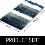 LUXE HOME INTERNATIONAL Bathmat Jaricho Microfiber 2500 GSM Anti-Skid ( 40Cm x 60Cm , Forest Green , Pack of 2 ) - Forest Green