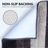LUXE HOME INTERNATIONAL Bathmat Luxury Microfiber 2500 GSM Anti-Skid ( Anthra , 40 Cm x 60 Cm , Pack of 1 ) - 40x60 cm, Anthra