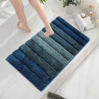 LUXE HOME INTERNATIONAL Bathmat Luxury Microfiber 2500 GSM Anti-Skid ( Hunter Green , 40 Cm x 60 Cm , Pack of 1 ) - 40x60 cm, Hunter Green