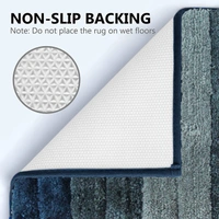 LUXE HOME INTERNATIONAL Bathmat Luxury Microfiber 2500 GSM Anti-Skid ( Hunter Green , 40 Cm x 60 Cm , Pack of 1 ) - 40x60 cm, Hunter Green