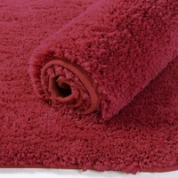 LUXE HOME INTERNATIONAL Runner Newman Microfiber 2500 GSM Anti Slip ( Mahroon, 2x5 Ft, Pack of 1 ) - 2x5 Ft, Mahroon