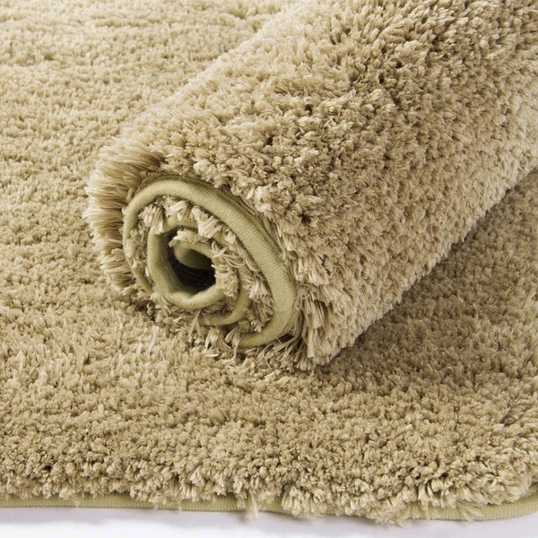 LUXE HOME INTERNATIONAL Bathmat Newman Microfiber 2500 GSM Anti Slip ( Anti, 40x60 cm, Pack of 1 ) - Anti