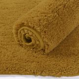 LUXE HOME INTERNATIONAL Carpet Newman Microfiber 2500 GSM Anti Slip ( Gold, 4x6 Ft, Pack of 1 ) - Gold