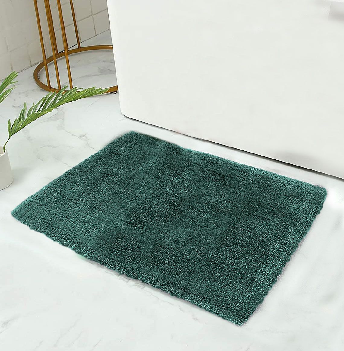 Mosobam 1000 GSM Hotel Luxury XL Bath Mat 28X44, Seagrass Green, Oversized  Bath Rug, Viscose Made from Bamboo - Turkish Cotton