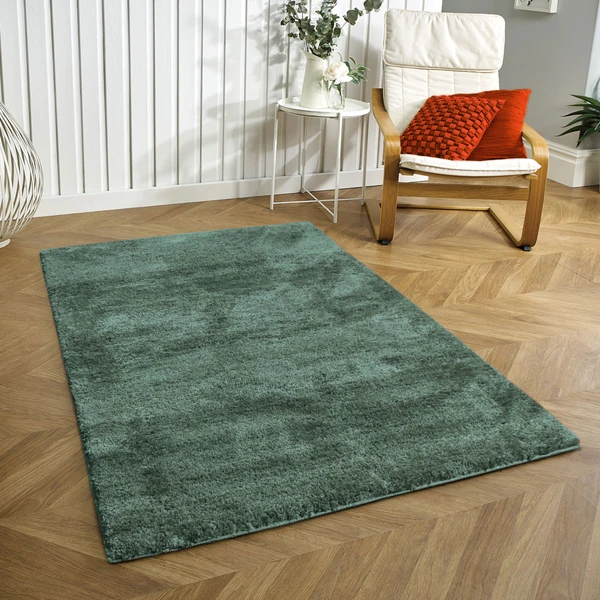 LUXE HOME INTERNATIONAL Carpet Newman Microfiber 2500 GSM Anti Slip ( Seige, 4x6 Ft, Pack of 1 ) - Seige