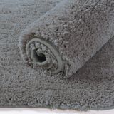 LUXE HOME INTERNATIONAL Carpet Newman Microfiber 2500 GSM Anti Slip ( Silver, 4x6 Ft, Pack of 1 ) - Silver