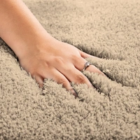 Luxe Home International LUXE HOME INTERNATIONAL Carpet Super Soft Anti Slip Vegas Rectangular Rugs For Bedroom,Livingroom(Beige,3X5 Feet) - 3x5 Ft, Beige