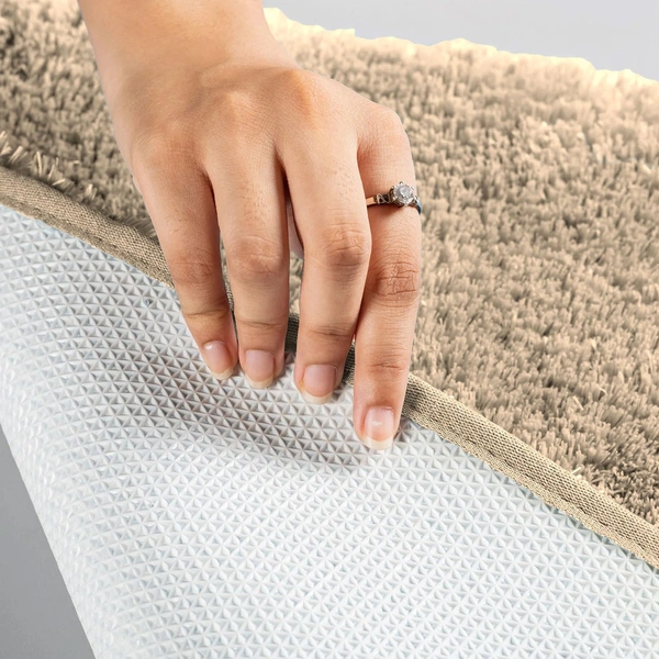 Luxe Home International LUXE HOME INTERNATIONAL Carpet Super Soft Anti Slip Vegas Rectangular Rugs For Bedroom,Livingroom(Beige,3X5 Feet) - 3x5 Ft, Beige
