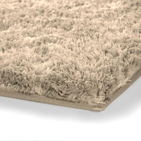 Luxe Home International LUXE HOME INTERNATIONAL Carpet Super Soft Anti Slip Vegas Rectangular Rugs For Bedroom,Livingroom(Beige,3X5 Feet) - 3x5 Ft, Beige