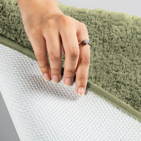 Luxe Home International LUXE HOME INTERNATIONAL Carpet Super Soft Anti Slip Vegas Rectangular Rugs For Bedroom,Livingroom(Green,3X5 Feet) - 3x5 Ft, Green