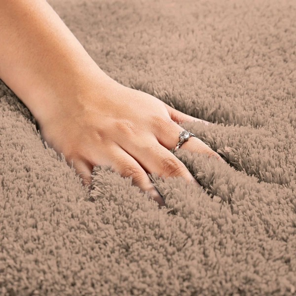 Luxe Home International LUXE HOME INTERNATIONAL Carpet Super Soft Anti Slip Vegas Rectangular Rugs For Bedroom,Livingroom(Rust,4X6 Feet) - 4x6 Ft, Rust