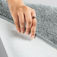 Luxe Home International LUXE HOME INTERNATIONAL Carpet Super Soft Anti Slip Vegas Rectangular Rugs For Bedroom,Livingroom(Silver,4X6 Feet) - 4x6 Ft, Silver