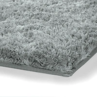 Luxe Home International LUXE HOME INTERNATIONAL Carpet Super Soft Anti Slip Vegas Rectangular Rugs For Bedroom,Livingroom(Silver,4X6 Feet) - 4x6 Ft, Silver