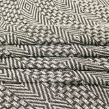 LUXE HOME INTERNATIONAL Cotton Blanket Ultra Soft Throw( Dark Grey, 50 x 60 Inch) - Dark Grey