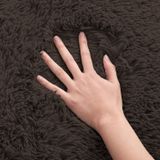 LUXE HOME INTERNATIONAL Carpet Marino Fur 2000 GSM Super Soft ( Chocolate , 3x5 Ft , Pack of 1 ) - Chocolate