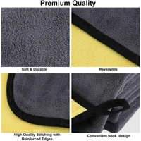 Luxe Home International LUXE HOME INTERNATIONAL Microfiber Car Cleaning Cloth - Soft 600 GSM Kitchen, Gym, Car, Glass & Home - Ultra Soft & Highly Absorbent Cleaning Cloth Set of 12 (30x40 cm, Solid Multi-Colour) - 30x40, Multicolor