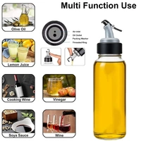 Luxe Home International Plastic Oil Dispenser 1000ml | Transparent, Leak-Proof, BPA-Free Oil Bottle for Cooking Oils & Vinegar | Kitchen Accessories Items For Home | 1000ml | Pack of 2 - Large, Transparent
