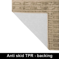 Luxe Home International Rabbit Tail Fur Carpet Super Soft, Washable, Anti Skid Carpets for Home, Bedroom, Livingroom - (4x6 Feet, Beige) - 4x6 Feet, Beige