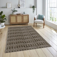 Luxe Home International Rabbit Tail Fur Carpet Super Soft, Washable, Anti Skid Carpets for Home, Bedroom, Livingroom - (4x6 Feet, Cocoa) - 4x6 Feet, Cocoa