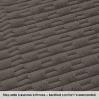 Luxe Home International Rabbit Tail Fur Carpet Super Soft, Washable, Anti Skid Carpets for Home, Bedroom, Livingroom - (4x6 Feet, Cocoa) - 4x6 Feet, Cocoa