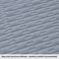 Luxe Home International Rabbit Tail Fur Carpet Super Soft, Washable, Anti Skid Carpets for Home, Bedroom, Livingroom - (4x6 Feet, Silver) - 4x6 Feet, Silver