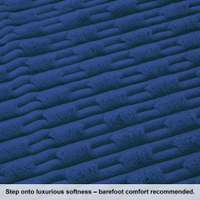 Luxe Home International Rabbit Tail Fur Carpet Super Soft, Washable, Anti Skid Carpets for Home, Bedroom, Livingroom - (4x6 Feet, Blue) - 4x6 Feet, Blue