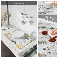 Luxe Home International LUXE HOME INTERNATIONAL Rectangular Pack of 6 Table Placemat (Yellow, Rubber) - 30x40 cm, Yellow