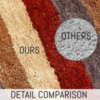 LUXE HOME INTERNATIONAL Bathmat Jaricho Microfiber 2500 GSM Anti-Skid ( 40Cm x 60Cm , Cinnamon , Pack of 2 ) - 40x60 cm, Chinnamon