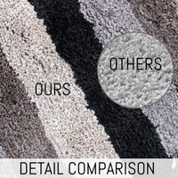 LUXE HOME INTERNATIONAL Bathmat Jaricho Microfiber 2500 GSM Anti-Skid ( 60Cm x 90Cm , Shadow , Pack of 1 ) - 60x90 cm, Shadow