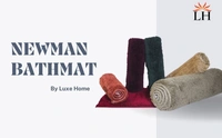 LUXE HOME INTERNATIONAL Carpet Newman Microfiber 2500 GSM Anti Slip ( Navy Blue, 4x6 Ft, Pack of 1 ) - 4x6 Ft, Navy Blue