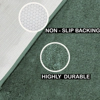LUXE HOME INTERNATIONAL Carpet Newman Microfiber 2500 GSM Anti Slip ( Seige, 4x6 Ft, Pack of 1 ) - 4x6 Ft, Seige